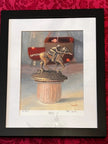 Framed Art Blanton's letter L     Max Savaiko Art Gallery