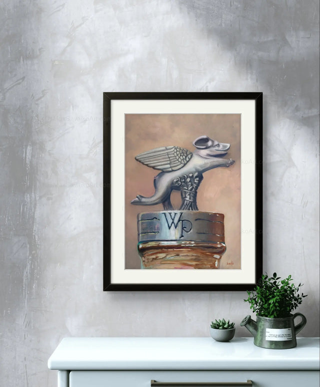 Framed Print WhistlePig When Pigs Can Fly     Max Savaiko Art Gallery