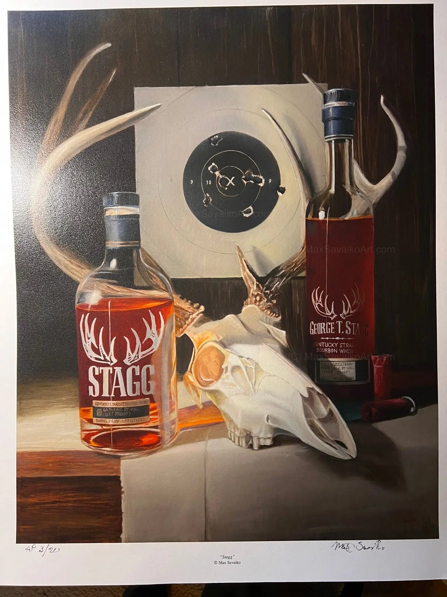 Limited Edition - George T. Stagg Bourbon Party     Max Savaiko Art