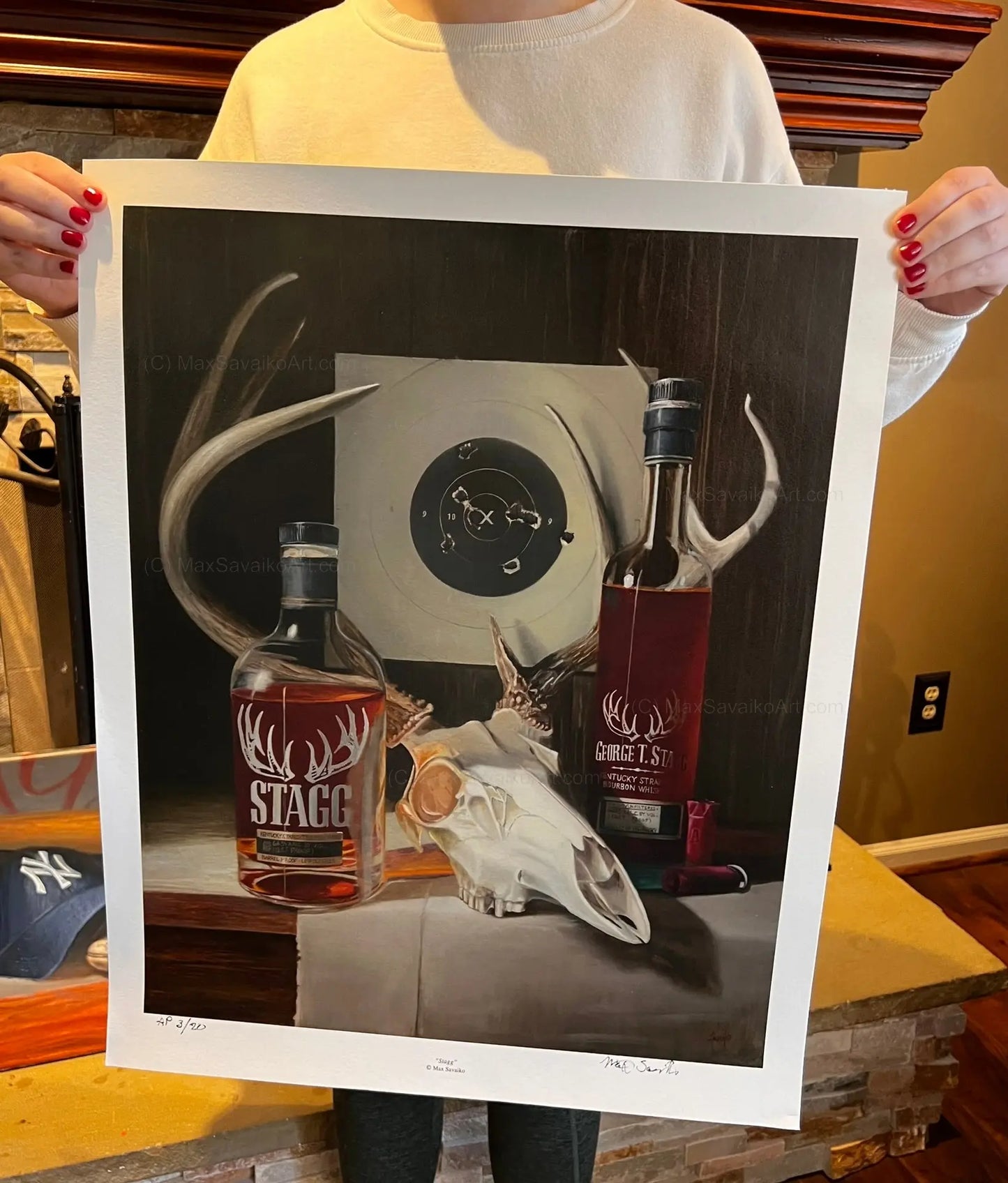 Limited Edition - George T. Stagg Bourbon Party     Max Savaiko Art