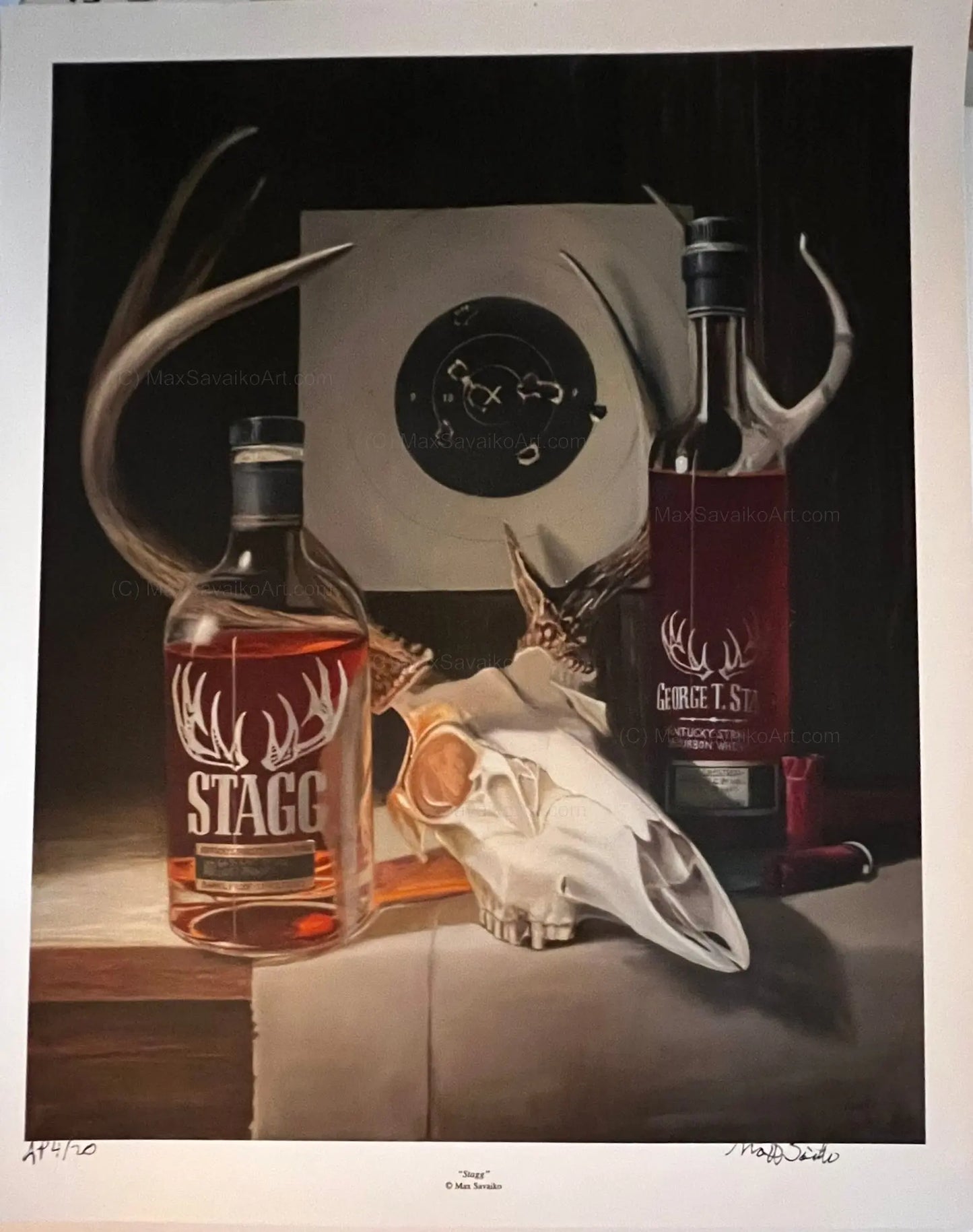 Limited Edition - George T. Stagg Bourbon Party     Max Savaiko Art