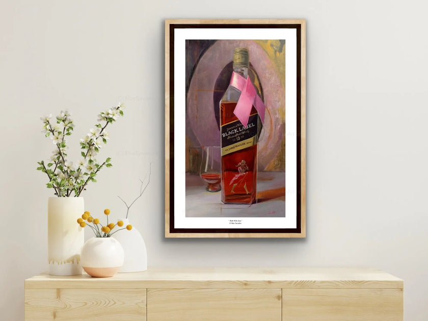 Limited Edition Johnnie Walker Scotch Whisky Walk With Jane     Max Savaiko Art