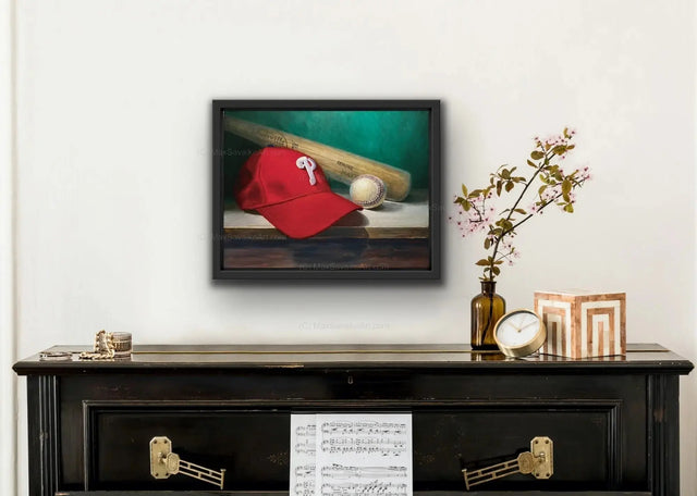 Limited Edition Print Baseball Art Play Ball! Philadelphia Phillies     Granite