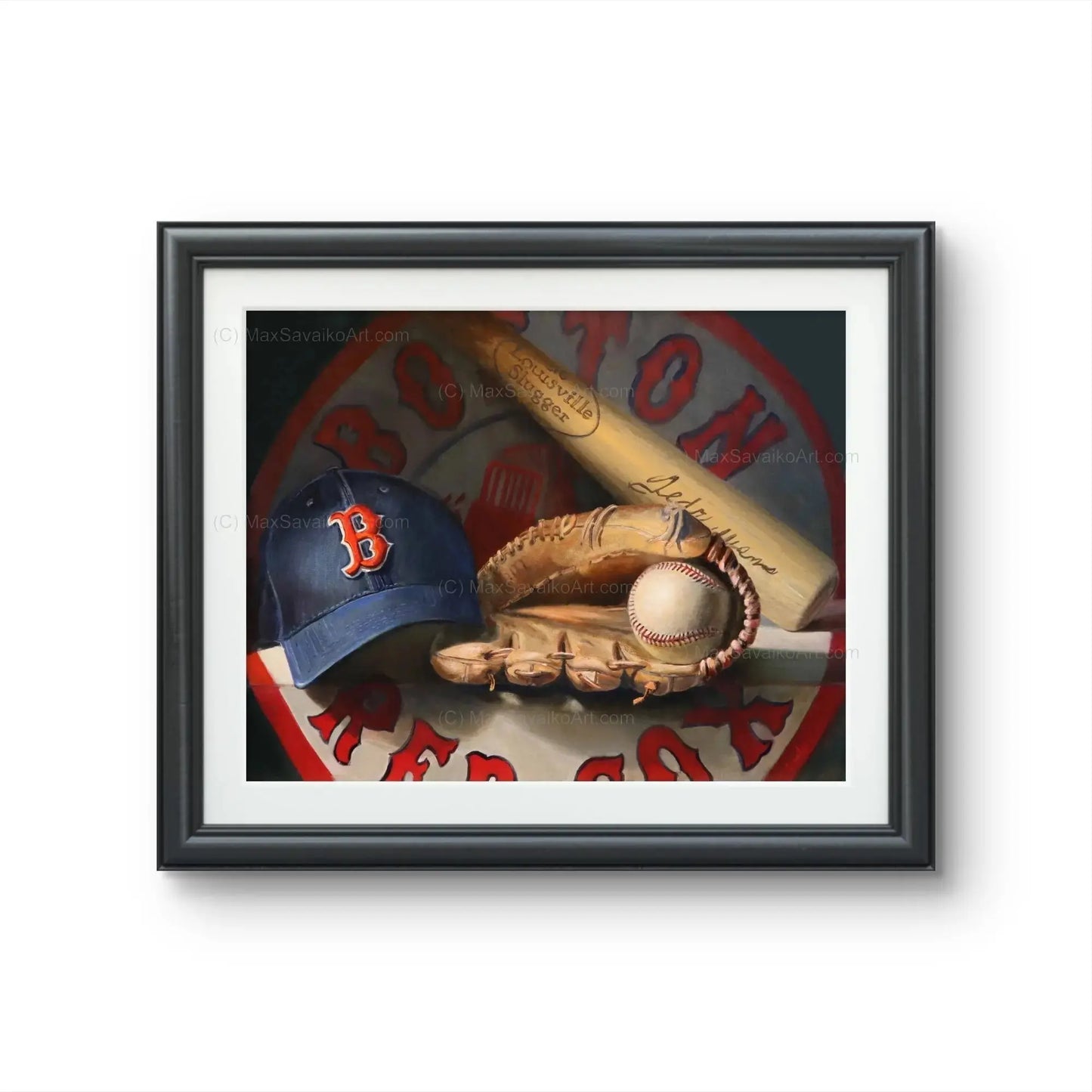 Limited Edition Print - Boston Red Sox     Max Savaiko Art Gallery