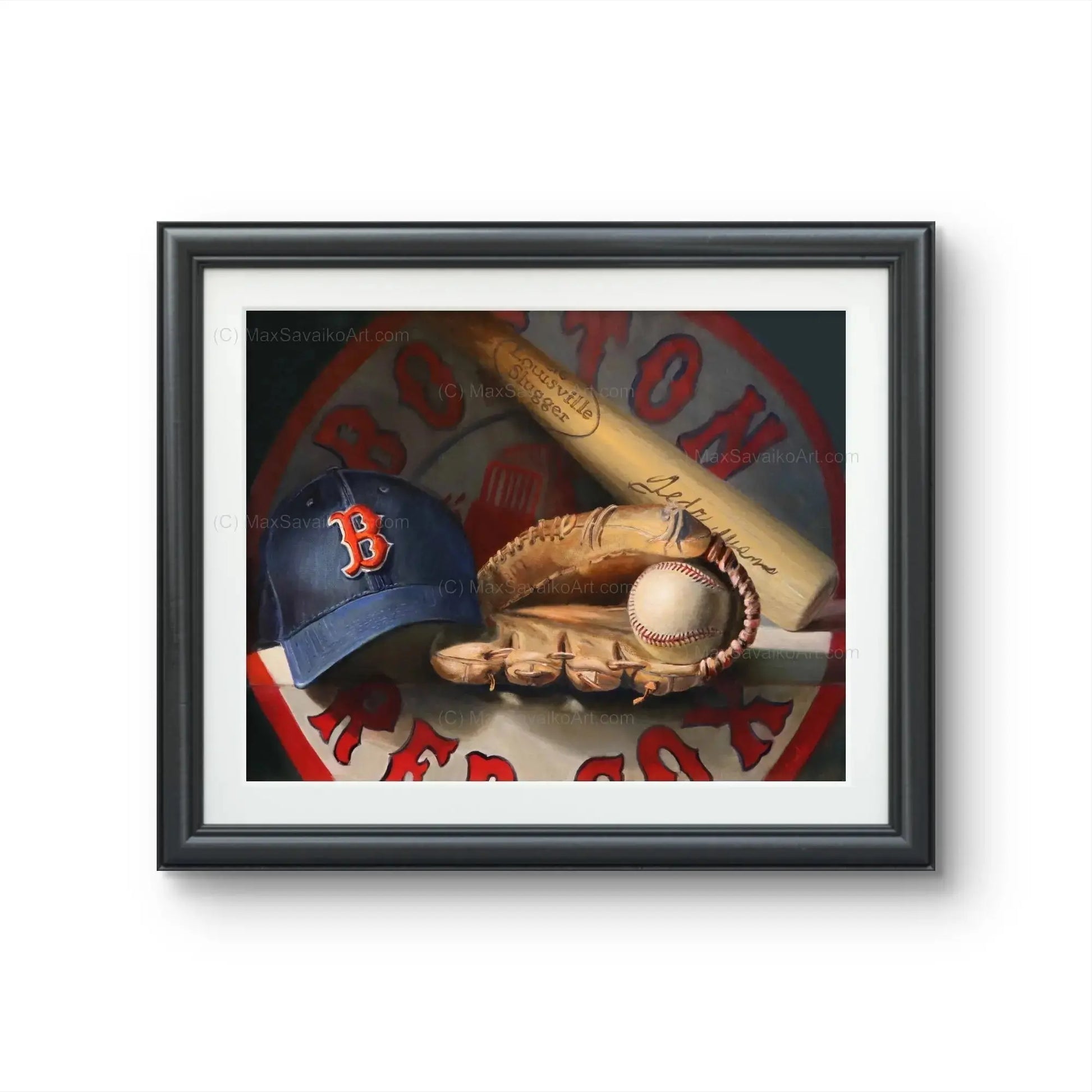 Limited Edition Print - Boston Red Sox     Max Savaiko Art Gallery