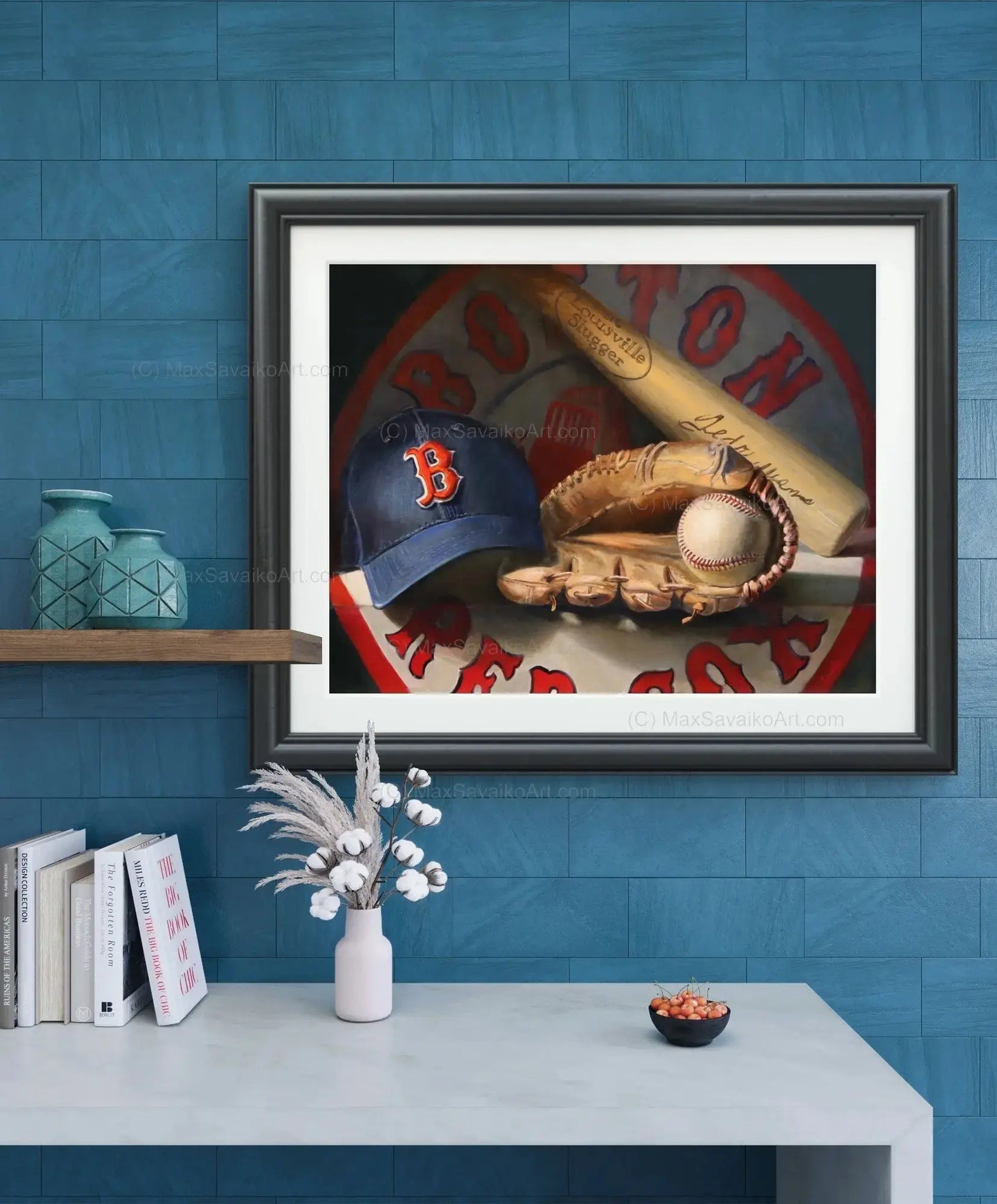 Limited Edition Print - Boston Red Sox     Max Savaiko Art Gallery