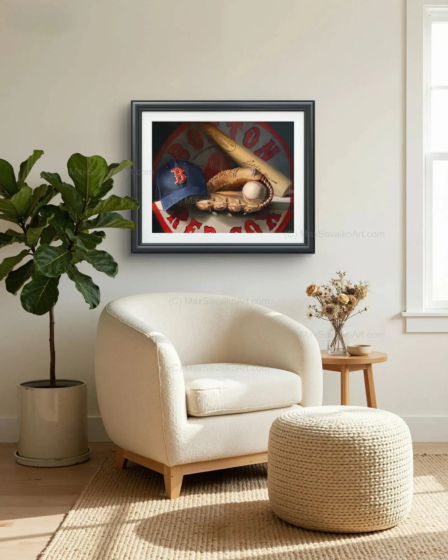 Limited Edition Print - Boston Red Sox     Max Savaiko Art Gallery