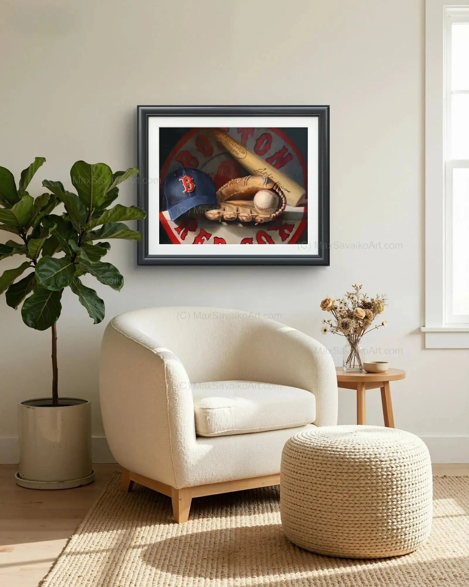 Limited Edition Print - Boston Red Sox     Max Savaiko Art Gallery