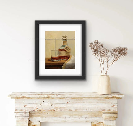 Limited Edition Print Colonel Albert Blanton Single Barrel     MaxSavaikoArt.com