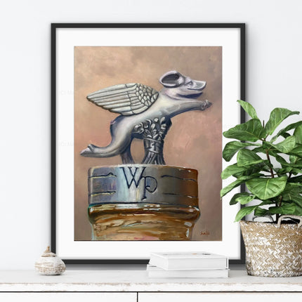 Limited Edition Print - Whistle Pig Rye whiskey - When Pigs Can Fly!     Max Savaiko Art