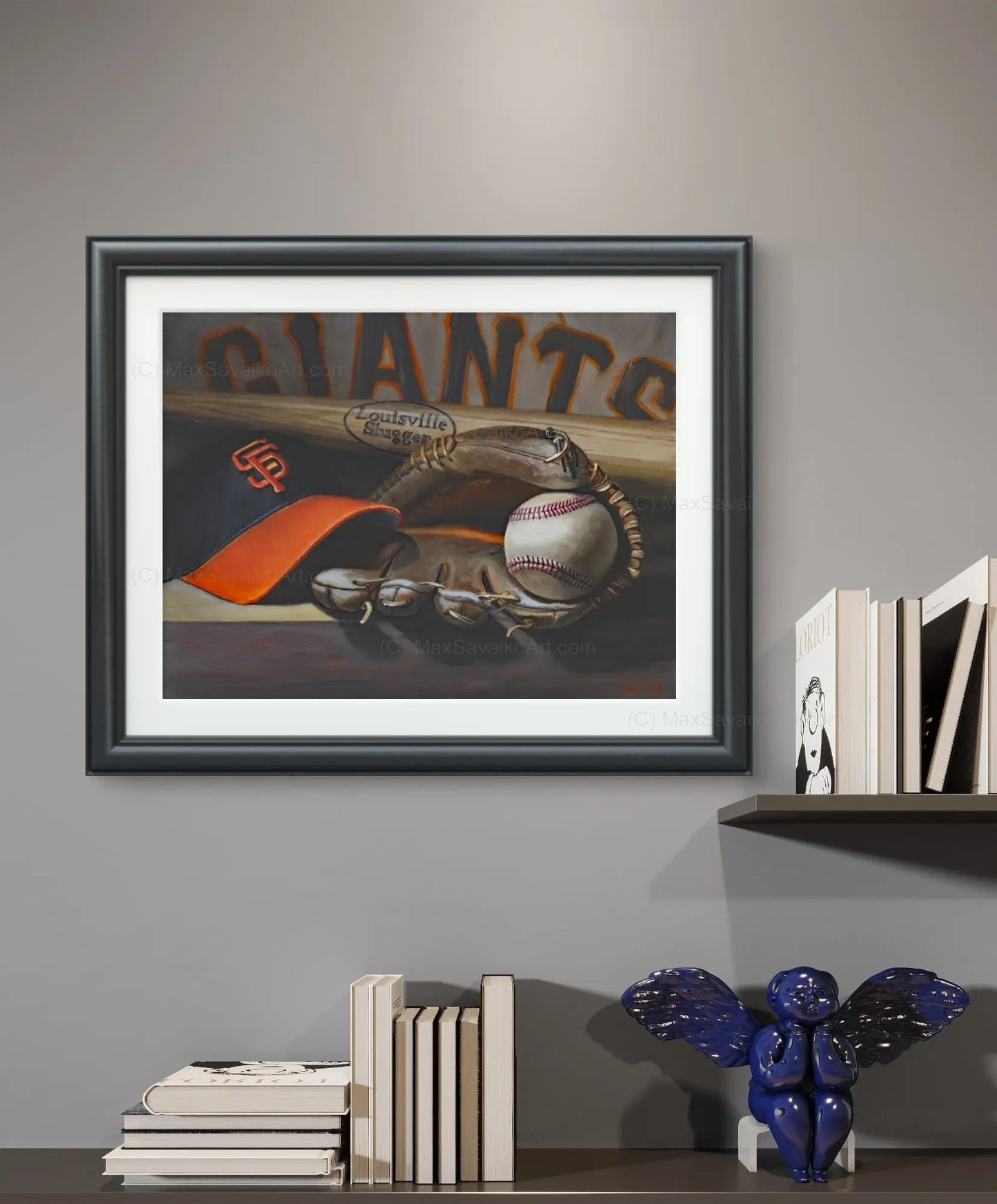 Limited Edition San Francisco Giants Hat Print     Max Savaiko Art Gallery