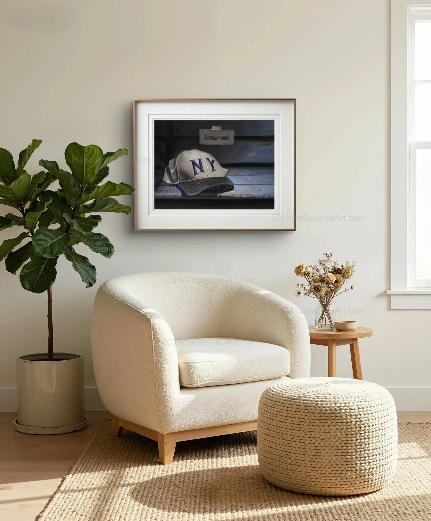 Limited Edition Vintage 1909 New York Yankees Cap     Max Savaiko Art Gallery