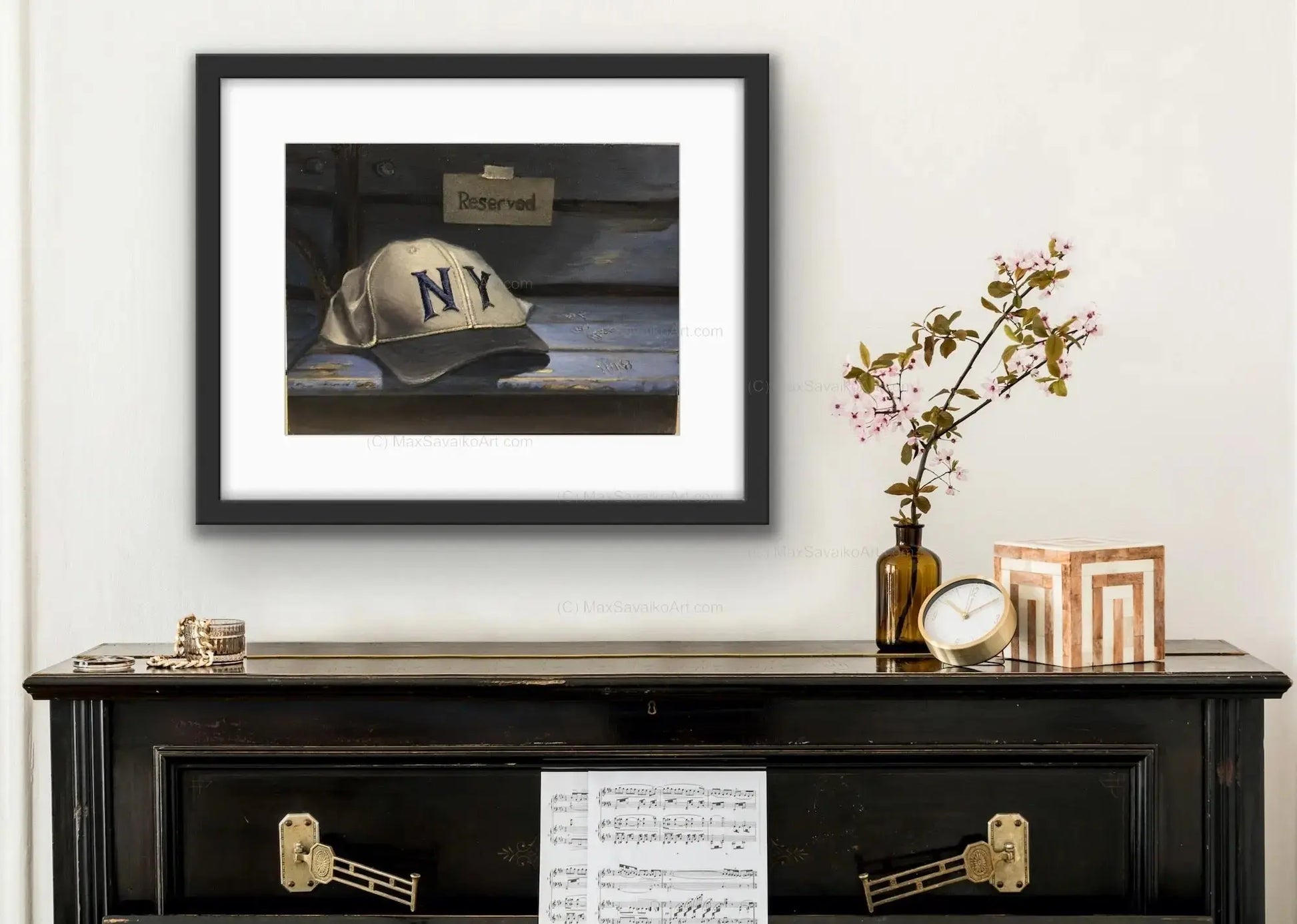 Limited Edition Vintage 1909 New York Yankees Cap     Max Savaiko Art Gallery