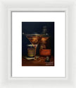 Manhattan Cocktail - Bulleit Distilling Co Framed Print     Pixels