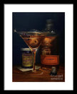 Manhattan Cocktail - Bulleit Distilling Co Framed Print     Pixels