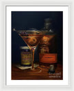 Manhattan Cocktail - Bulleit Distilling Co Framed Print     Pixels
