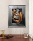 Original Baseball Art - A Perfectly Framed Rawlings Custom Catchers Mitt     Max Savaiko Art Gallery