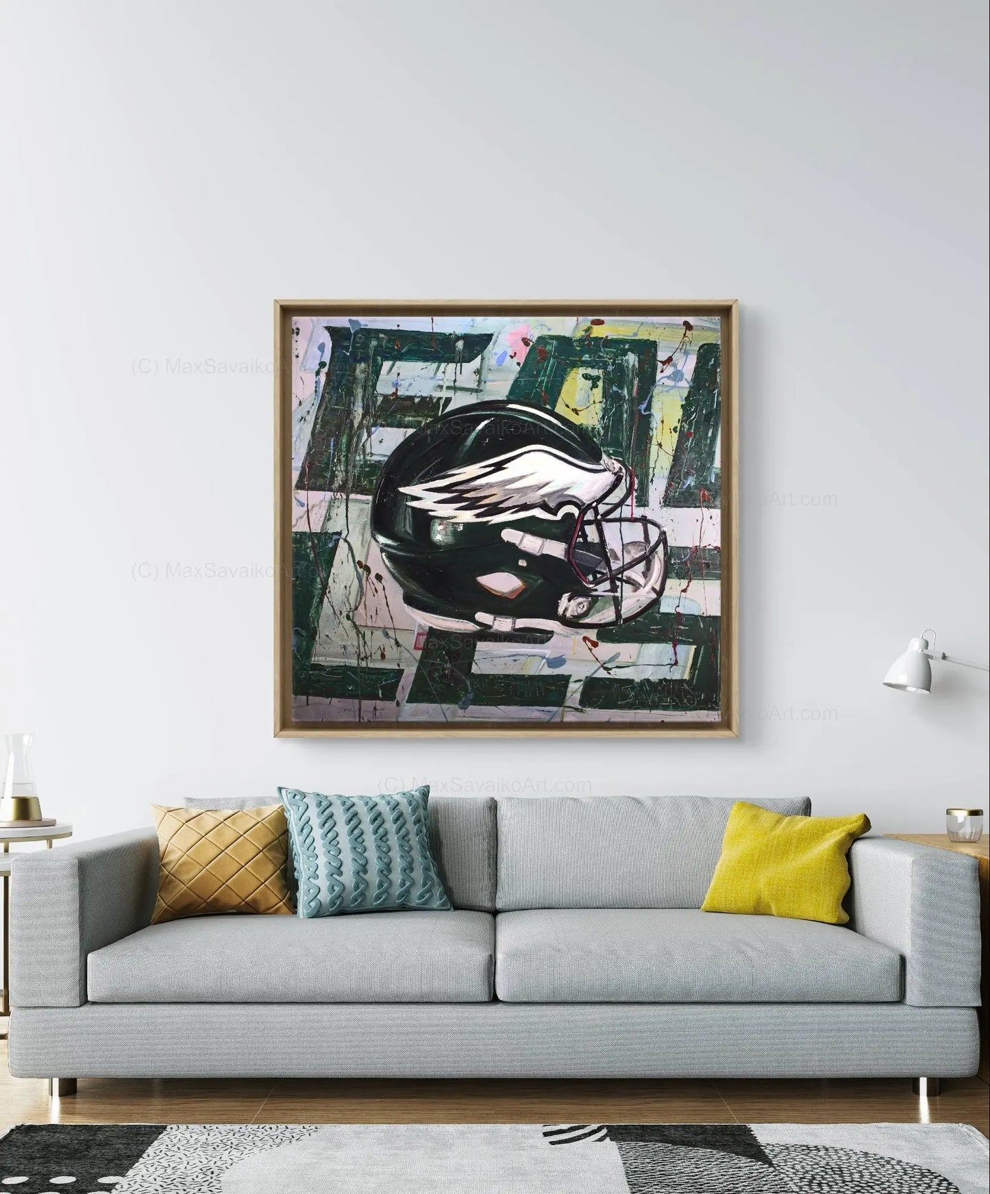 Philadelphia Eagles Limited Edition Art     Max Savaiko Art Gallery