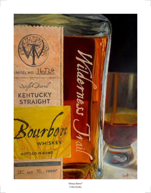 Premium Print - Wilderness Trail Kentucky distillery Honey Barrel Bourbon print Granite