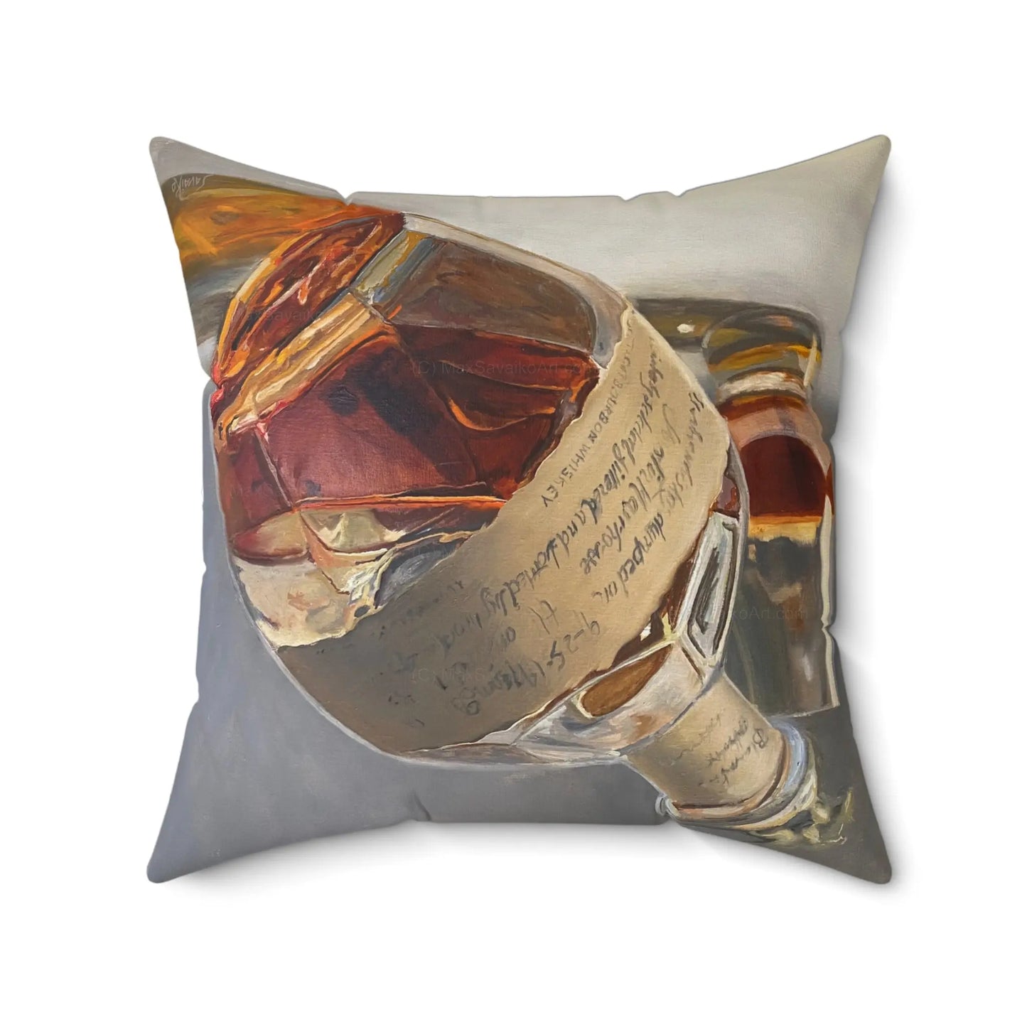 Savaiko Art - Blanton's Faux Suede Square Pillow     Printify