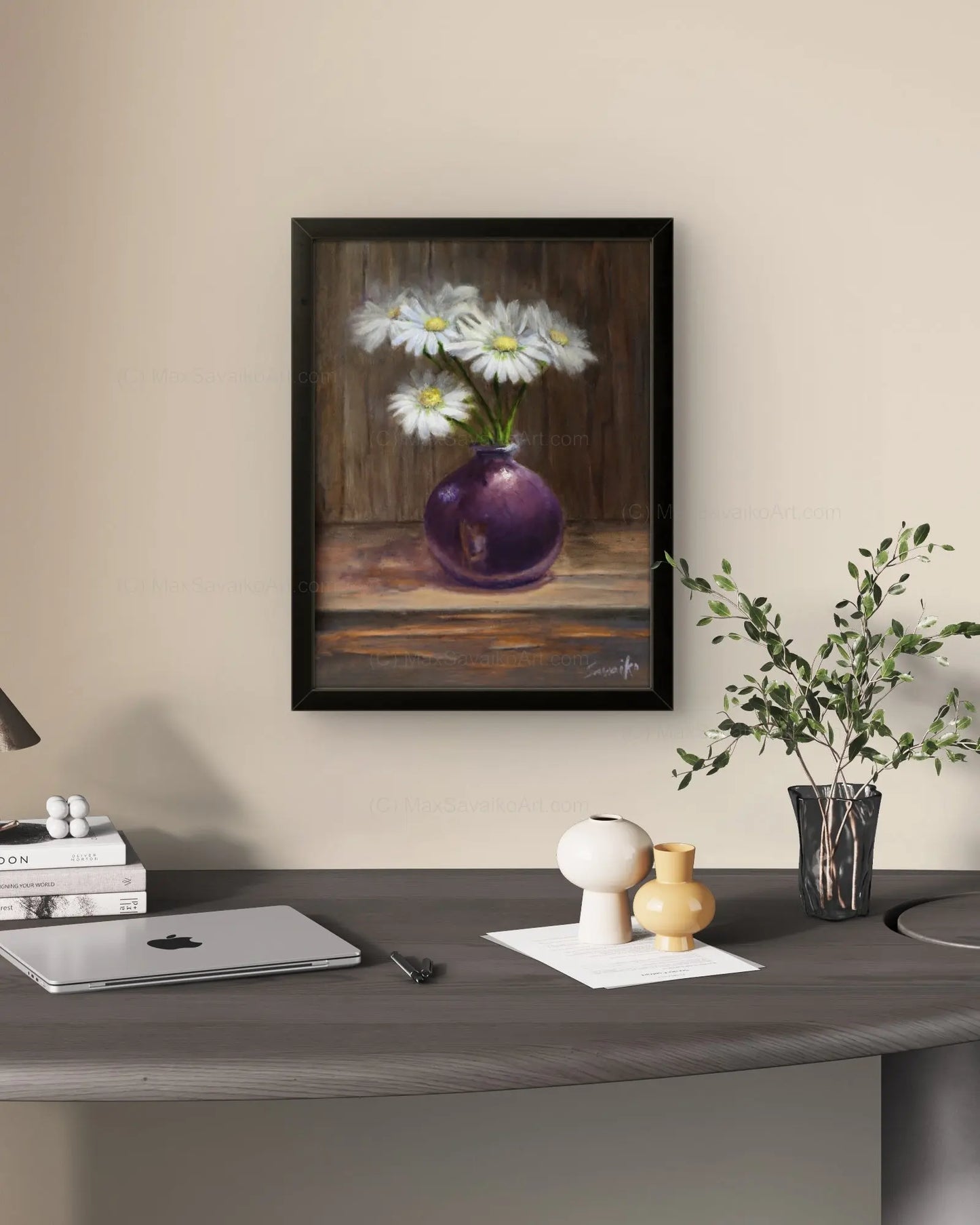 Simple Daisy Paintings     Max Savaiko Art Gallery