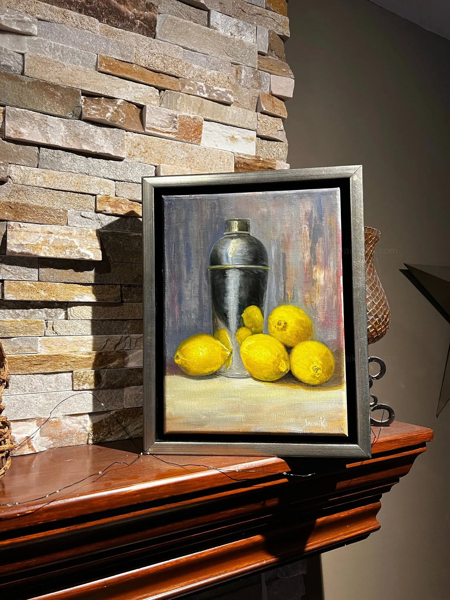 Still Life Painting Lemon Drop     Max Savaiko Art