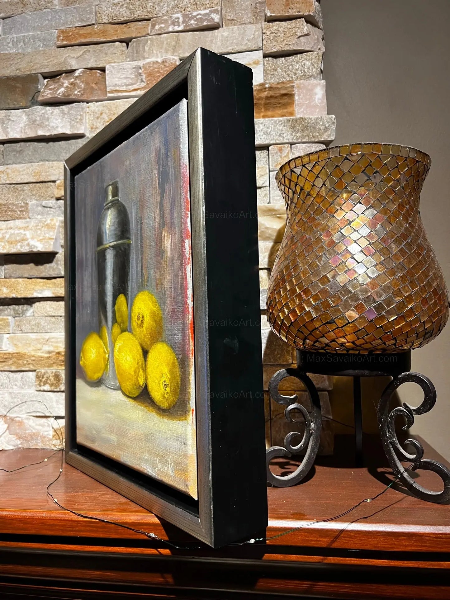 Still Life Painting Lemon Drop     Max Savaiko Art