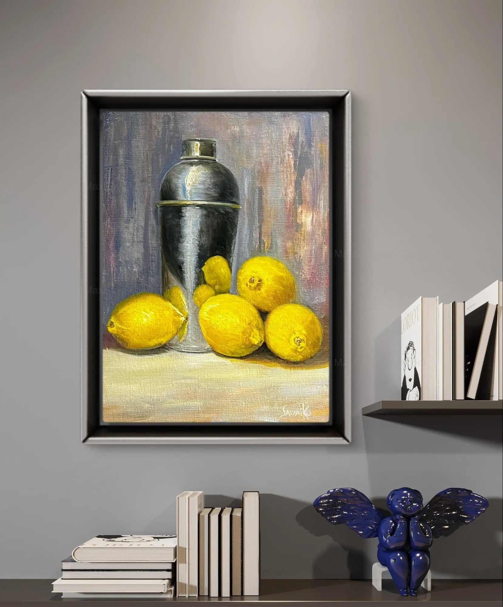 Still Life Painting Lemon Drop     Max Savaiko Art