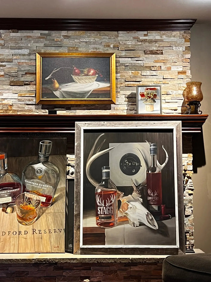 Whiskey Art George T Stagg - Stagg Party     Max Savaiko Art Gallery