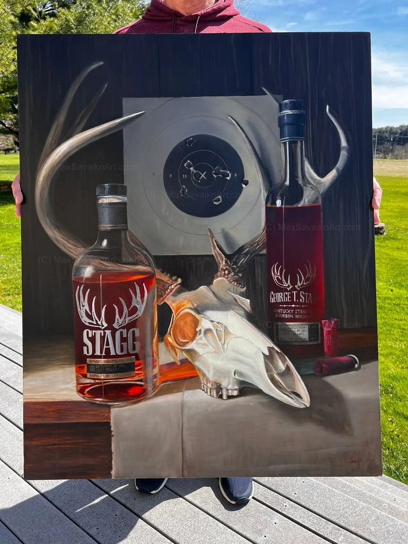 Whiskey Art George T Stagg - Stagg Party     Max Savaiko Art Gallery