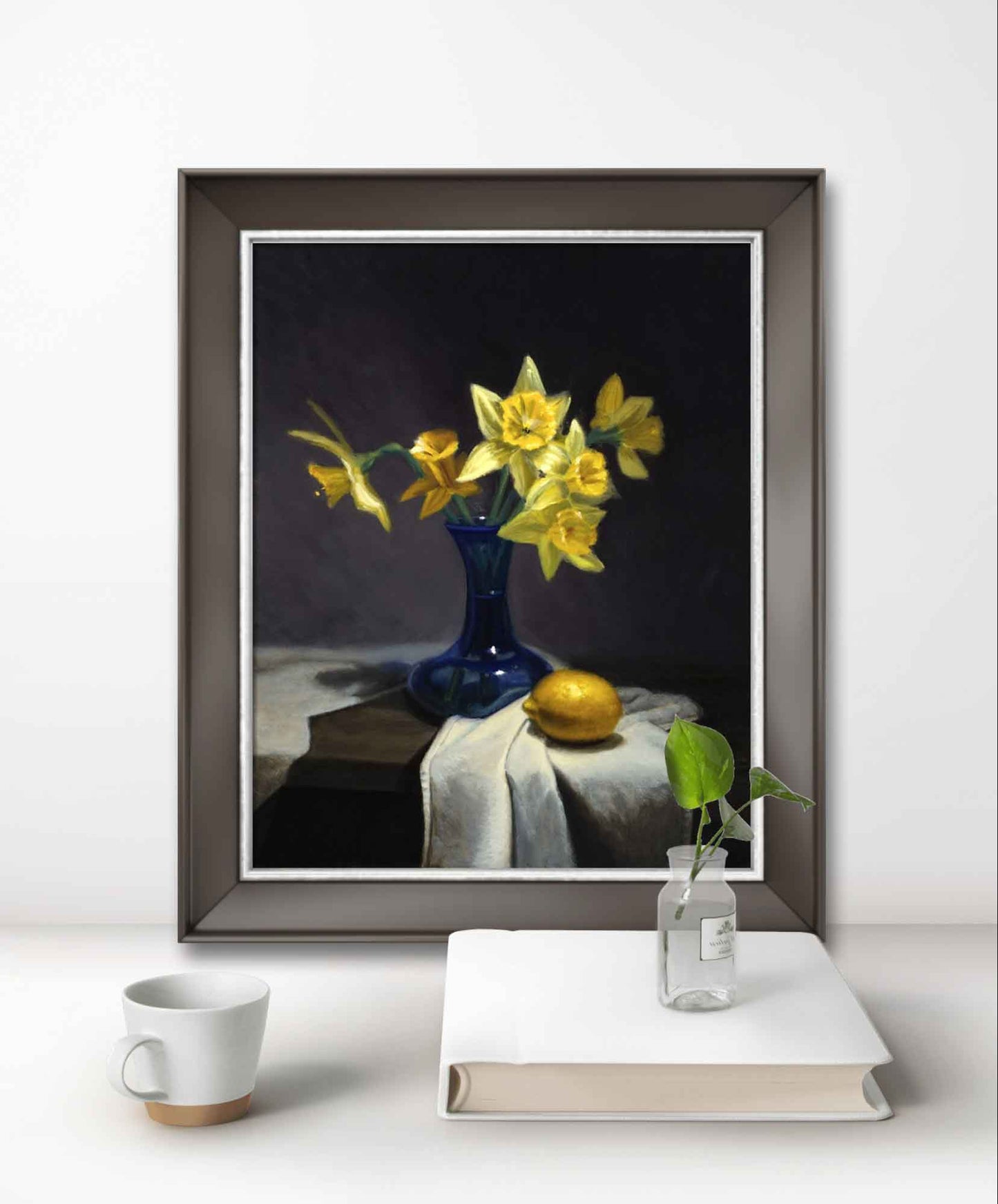 Floral Art - Daffodil Day Oil Painting - Max Savaiko Art Gallery