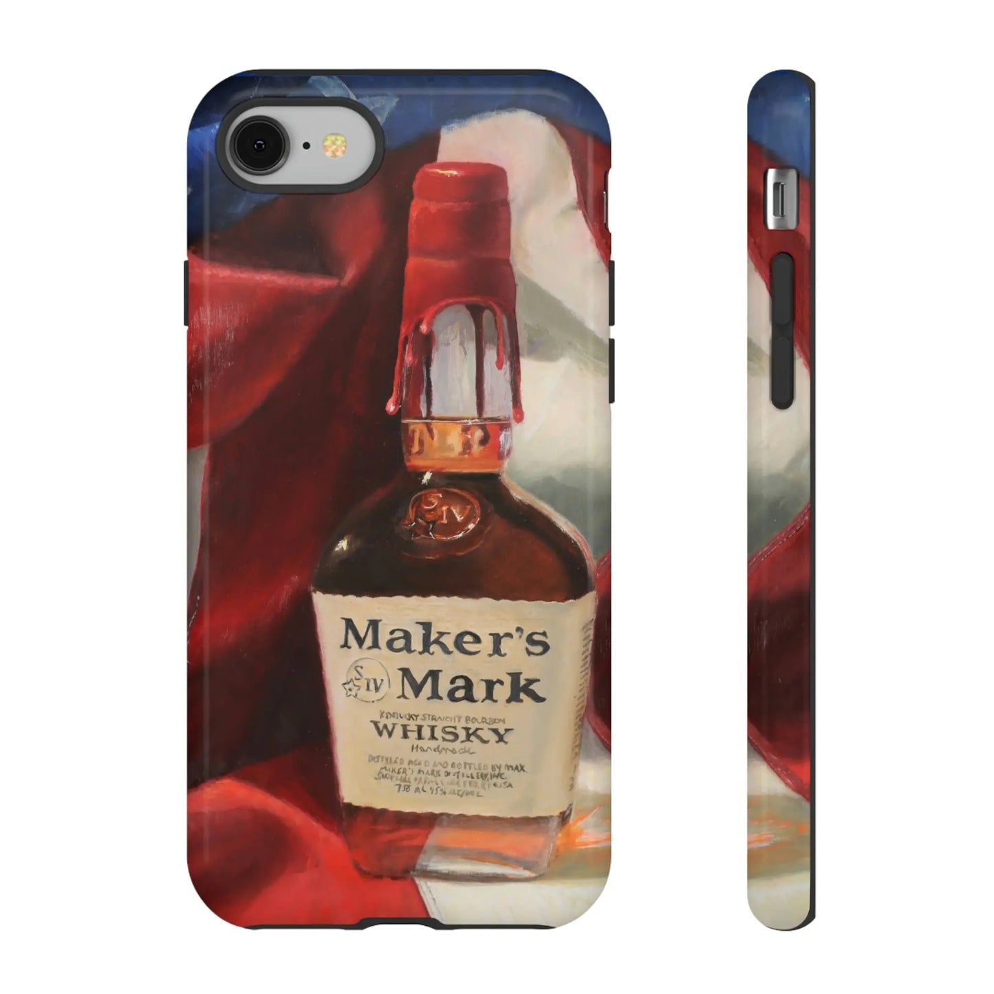 Savaiko Art - Red White and Bourbon Tough Phone Case - Max Savaiko Art