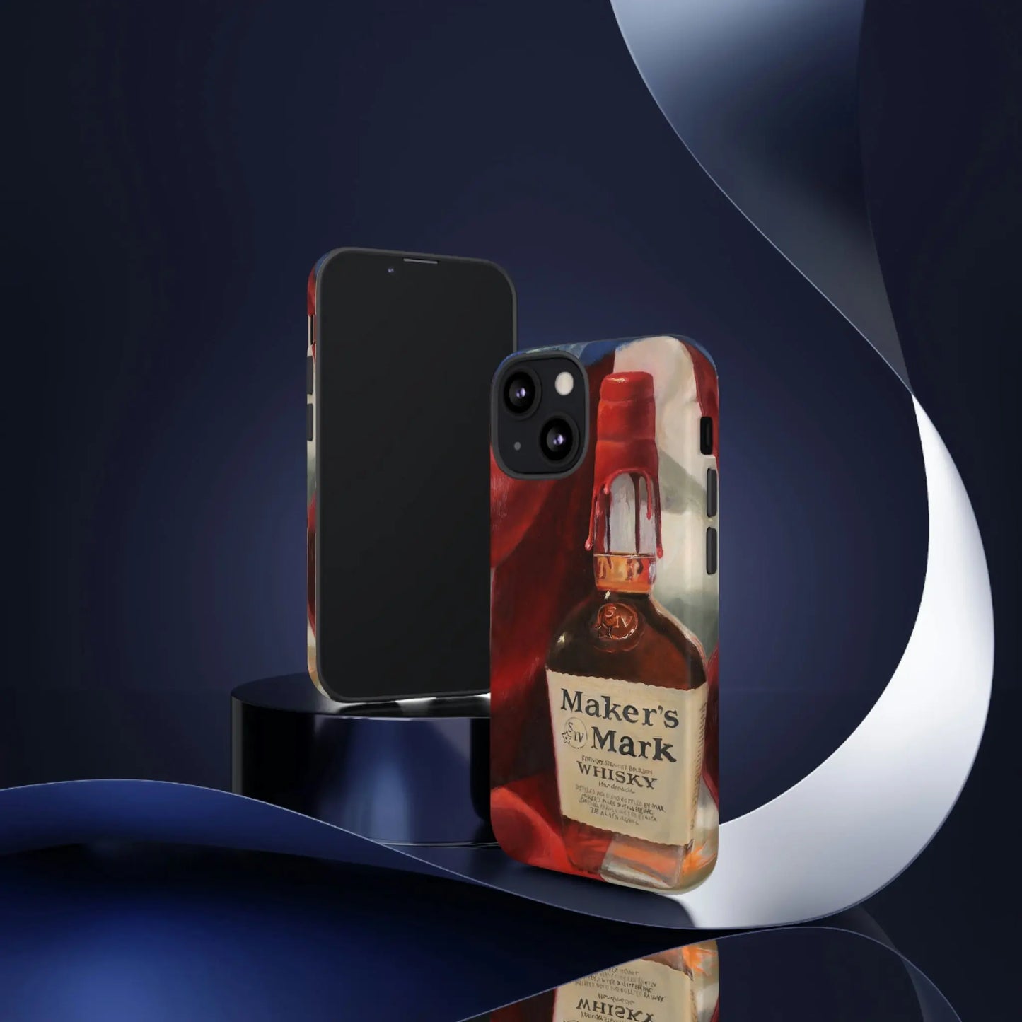 Savaiko Art - Red White and Bourbon Tough Phone Case - Max Savaiko Art