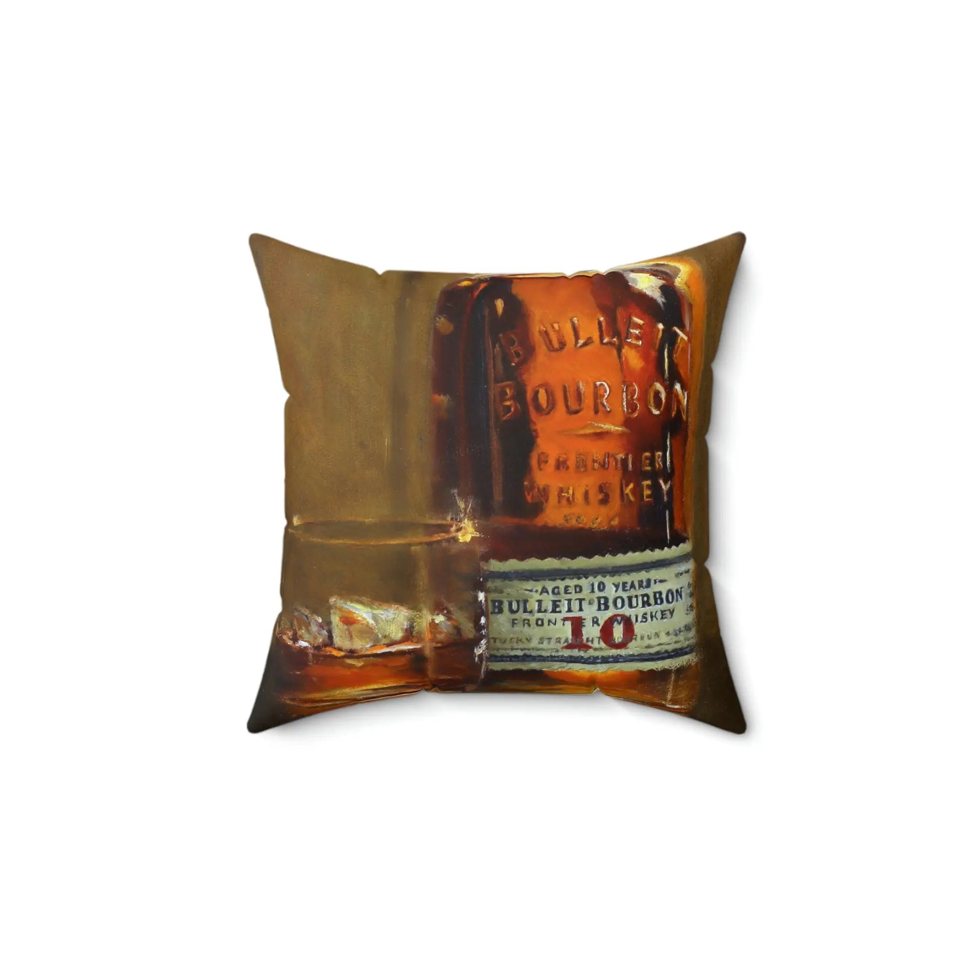 Savaiko Art - Bulleit Bourbon Pillow - Max Savaiko Art