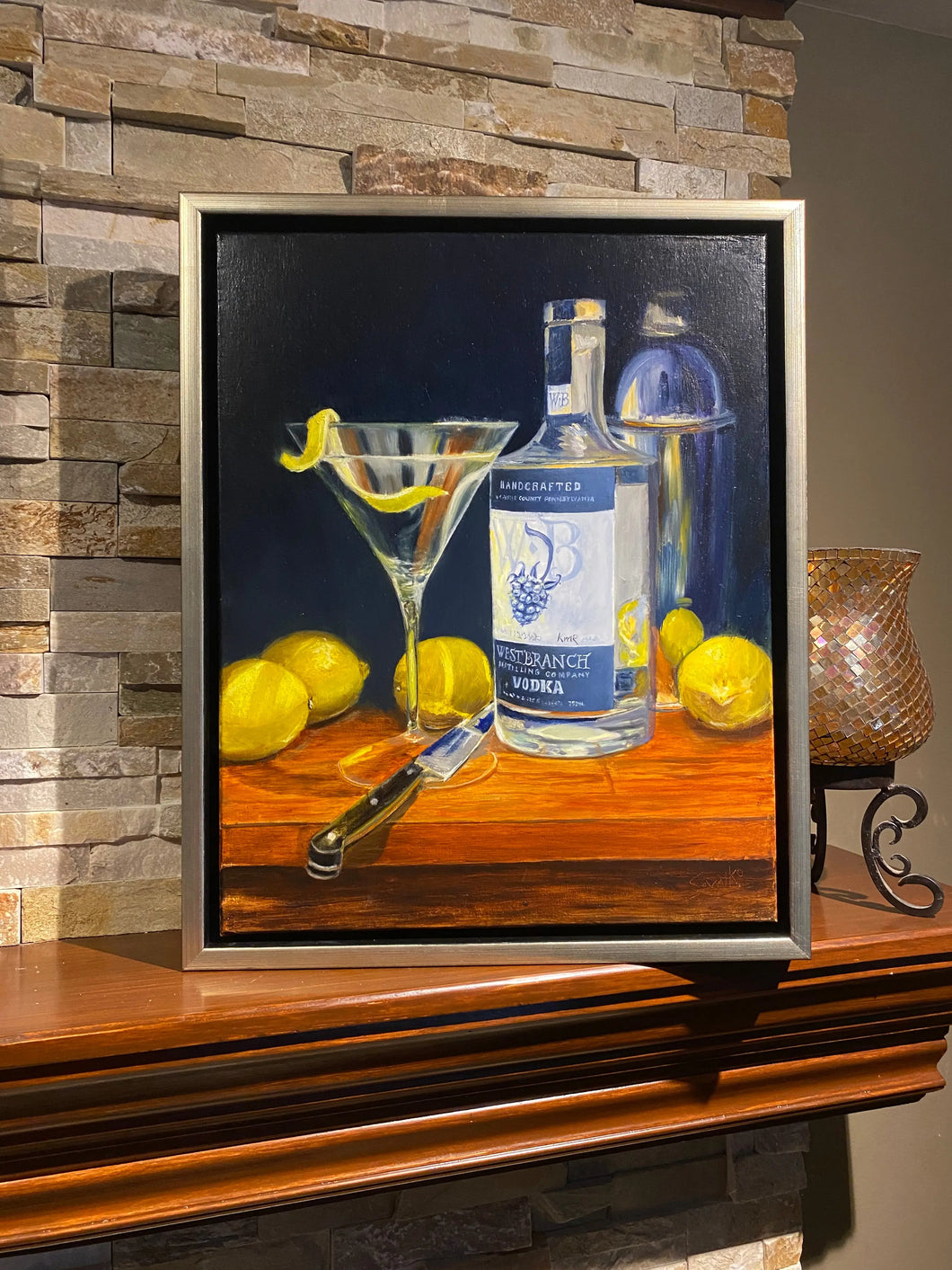 Original Painting - West Branch Vodka Martini