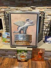 Load image into Gallery viewer, Original Oil Painting - When Pigs can Fly!
