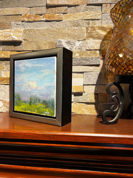 Original Oil Painting - Longwood Summer Sky - Max Savaiko Art