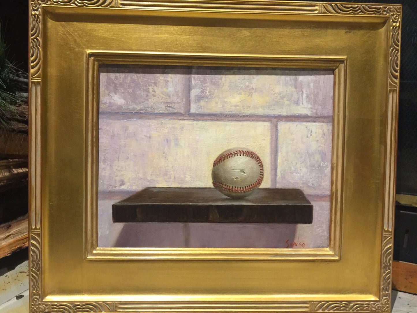 Original Oil Painting - Cut Ball - Max Savaiko Art